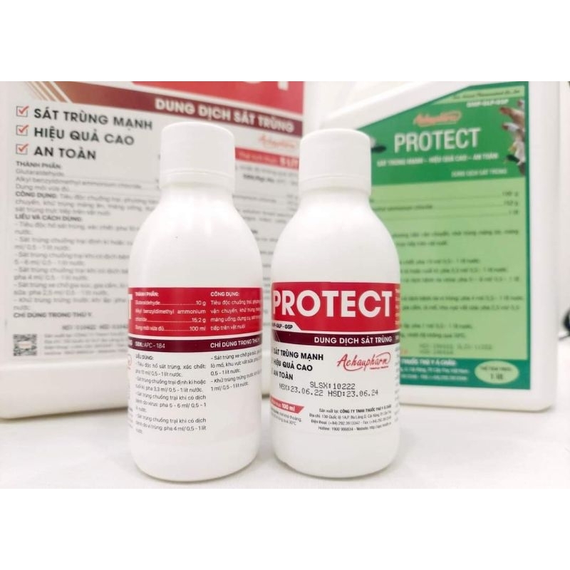 Sát Trùng Chuồng Trại Tiêu Diệt Vi Khuẩn, Virus, Nấm PROTECT