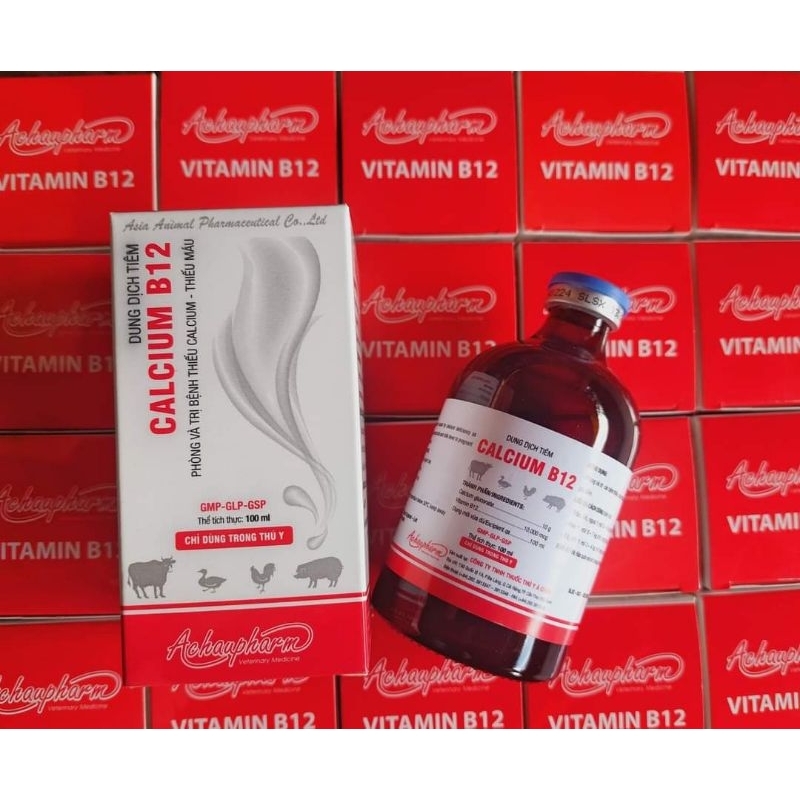 Bổ Sung Calcium & Vitamin B12 cho vật nuôi