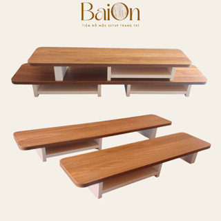 Kệ Màn Hình, Kệ Máy Tính, Kể Để Màn Hình, Kệ Laptop - BaiOn - Gỗ MDF LOẠI XỊN - Dài 80, 100,120 cm