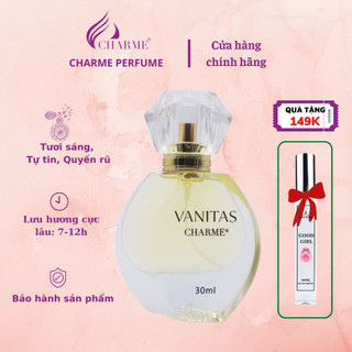 Nước hoa charme vanitas 30ml, tươi sáng, tự tin, ruyến rũ