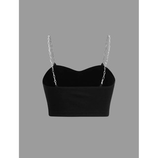 [ORDER SHEIN] Áo Hai Dây Phối Dây Xích