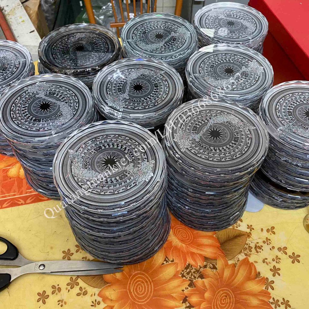 Cúp vinh danh pha lê K9 cao cấp hình tròn - in ấn theo yêu cầu