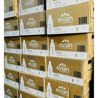 Thùng nước khoáng Pháp - Evian 500ml (24 chai x 500ml)
