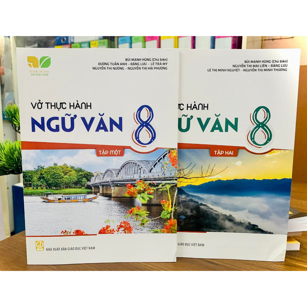 Sách - Combo Vở thực hành ngữ văn 8 - tập 1 + 2 ( kết nối )