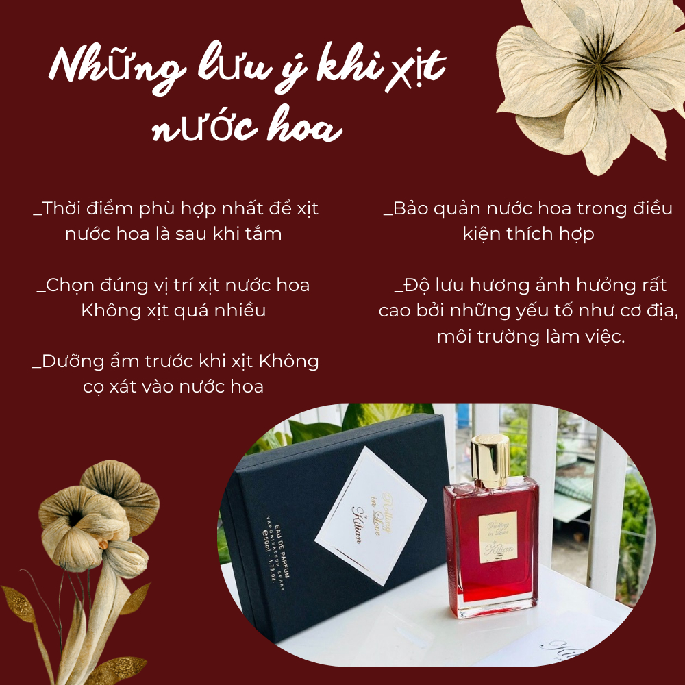 [AUTH Nước hoa nữ dùng thử Kilian Rolling In Love Chiết 10ml sinh ra em đã là nữ hoàng- Romeo Official