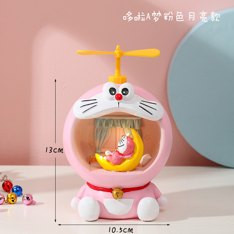 Đèn ngủ Doraemon phát sáng trang trí cho kệ bàn làm viêc siêu dễ thương | BigBuy360 - bigbuy360.vn