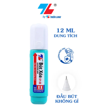 Bút xoá nước Deli/ Thiên Long nhiều loại 5ml/ 7ml- Vết xóa bền, nhanh khô, đầu ngòi không gỉ