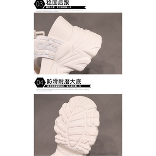 (SẴN ĐEN 38,39) Sandal thời trang cao cấp đế 10,5cm (ẢNH THẬT)