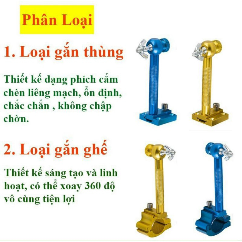Pát Đèn Gắn Thùng Và Pát Đèn Gắn Ghế Chất Liệu Hợp Kim Cao Cấp