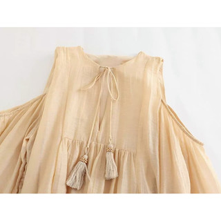 Đầm baby doll rớt vai