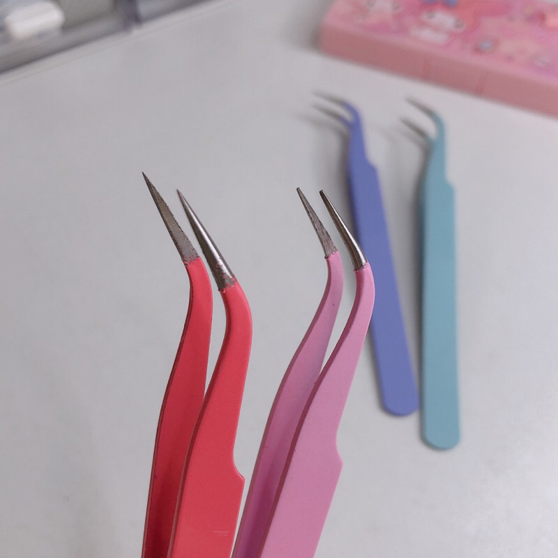 Nhíp đầu cong nhọn gắp sticker, làm diy