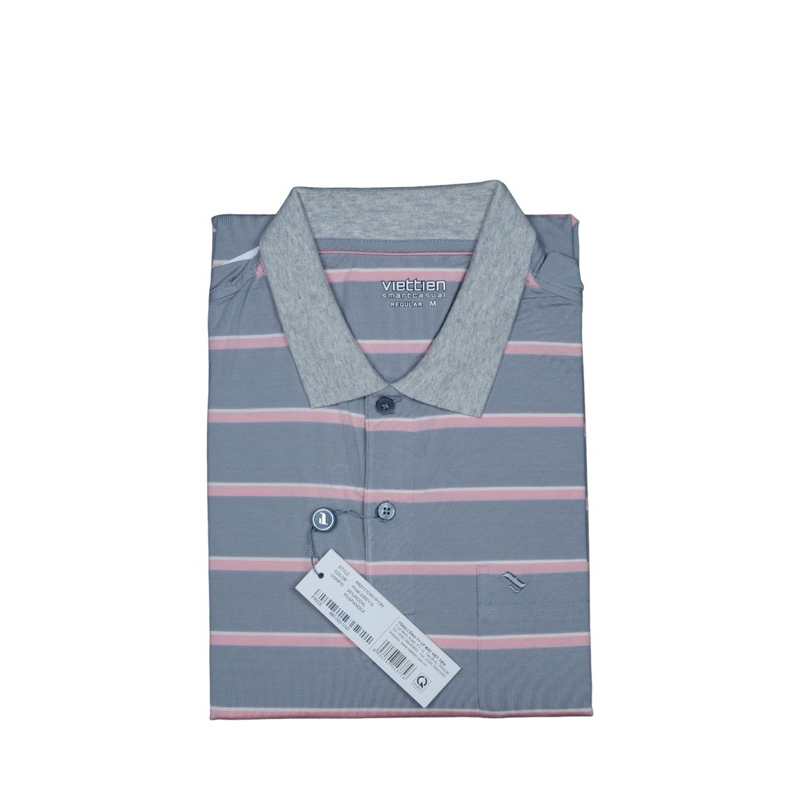 Áo Thun polo viettien sọc ngang
