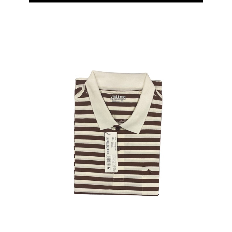 Áo Thun polo viettien sọc ngang