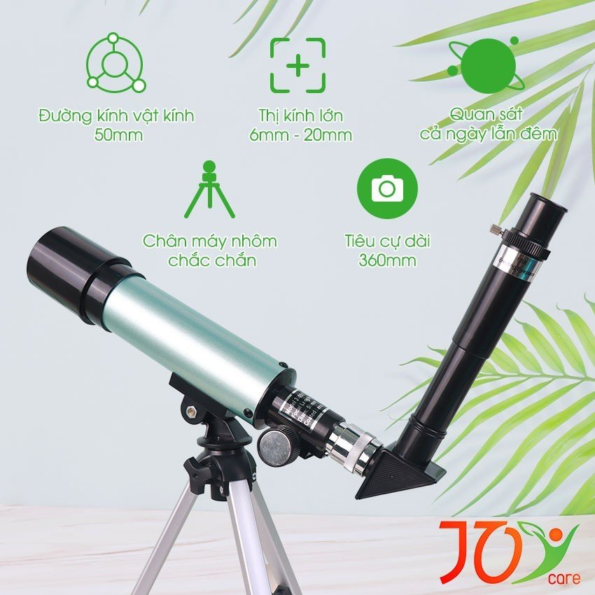 Kính thiên văn JOYCARE F36050, thu phóng 90 lần, quan sát hành tinh, mặt trăng ban đêm | BigBuy360 - bigbuy360.vn