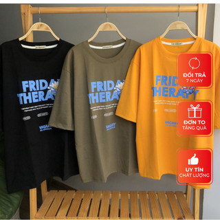 Áo thun nu đồ nữ tay lỡ Unisex FRIDAY chất vải thoáng mát mềm mại chất thun co dãn AmimiShop