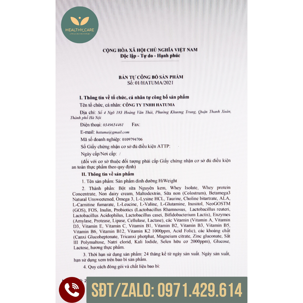 Combo 2 lon Sữa non tăng cân Hoa Kỳ HIWEIGHT