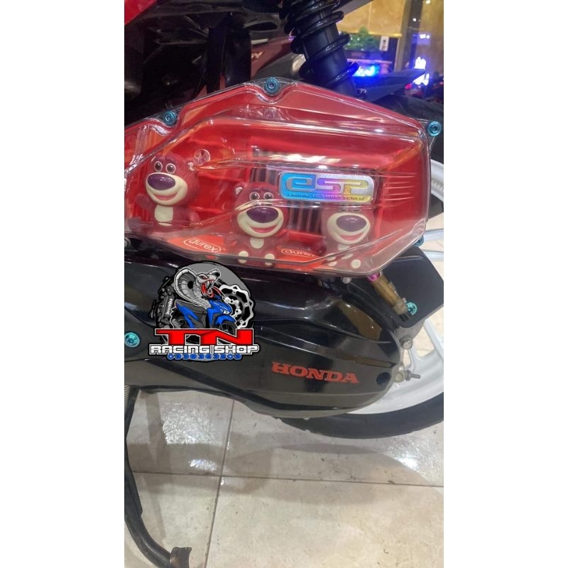 Combo Lọc Gió Gấu Dâu Cute Gắn Vario,Ab,Vision