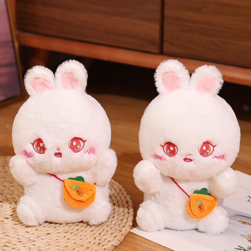 Thú bông thỏ đeo túi đáng yêu