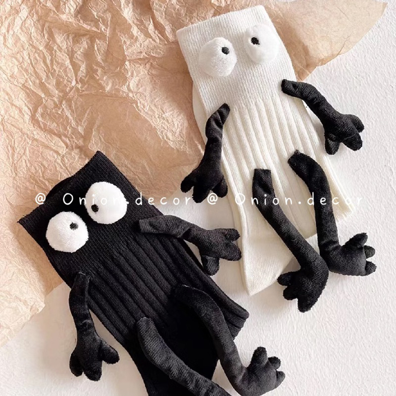 Tất cổ cao 3D couple có thể nắm tay