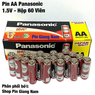 Pin AA Panasonic Hộp 60 Viên R6DT/4S Hàng Chính Hãng Made in Indonesia