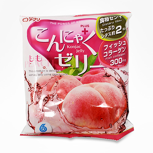 Daiso Thạch trái cây Aguri vị Đào gói 108gr