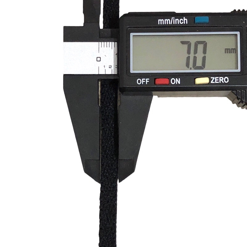 1 cặp- Dây giày dẹp 7mm màu dài 95cm đen, mền, êm tay, nhanh khô