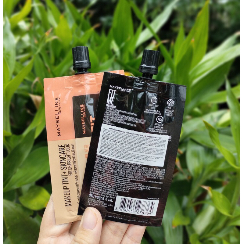 Sample kem nền Maybelline fit me fresh tint mẫu thử 5ml