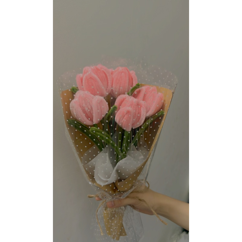 "Quà tặng" Hoa Tulip thủ công, hoa Tulip trang trí decor phòng | BigBuy360 - bigbuy360.vn