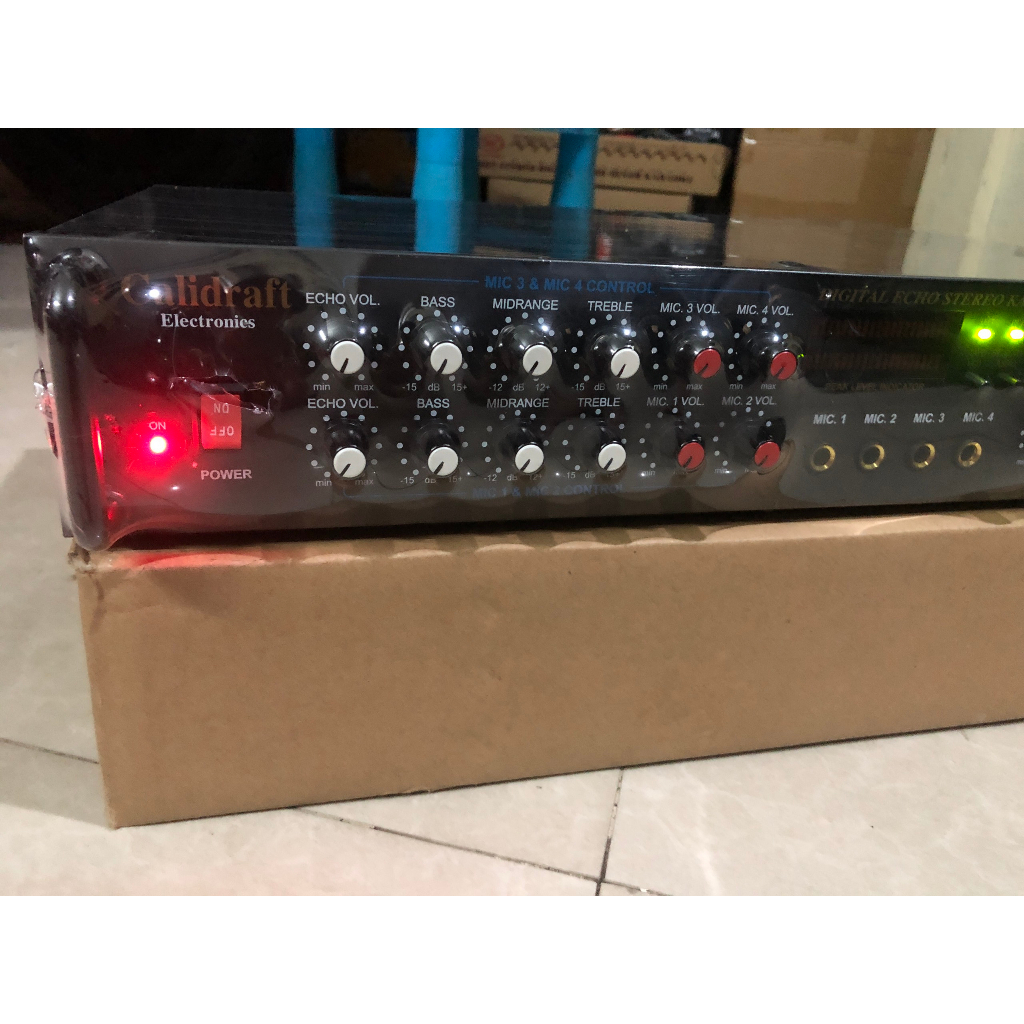 Vang Karaoke 2 line Calidraft 19ii