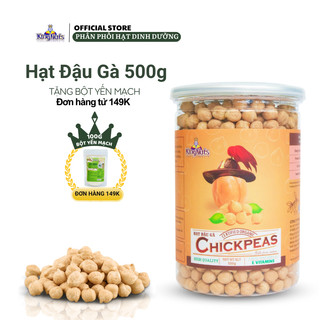 Đậu gà hữu cơ nhập khẩu chính hãng kingnuts 500g hạt đậu gà hữu cơ cho bé