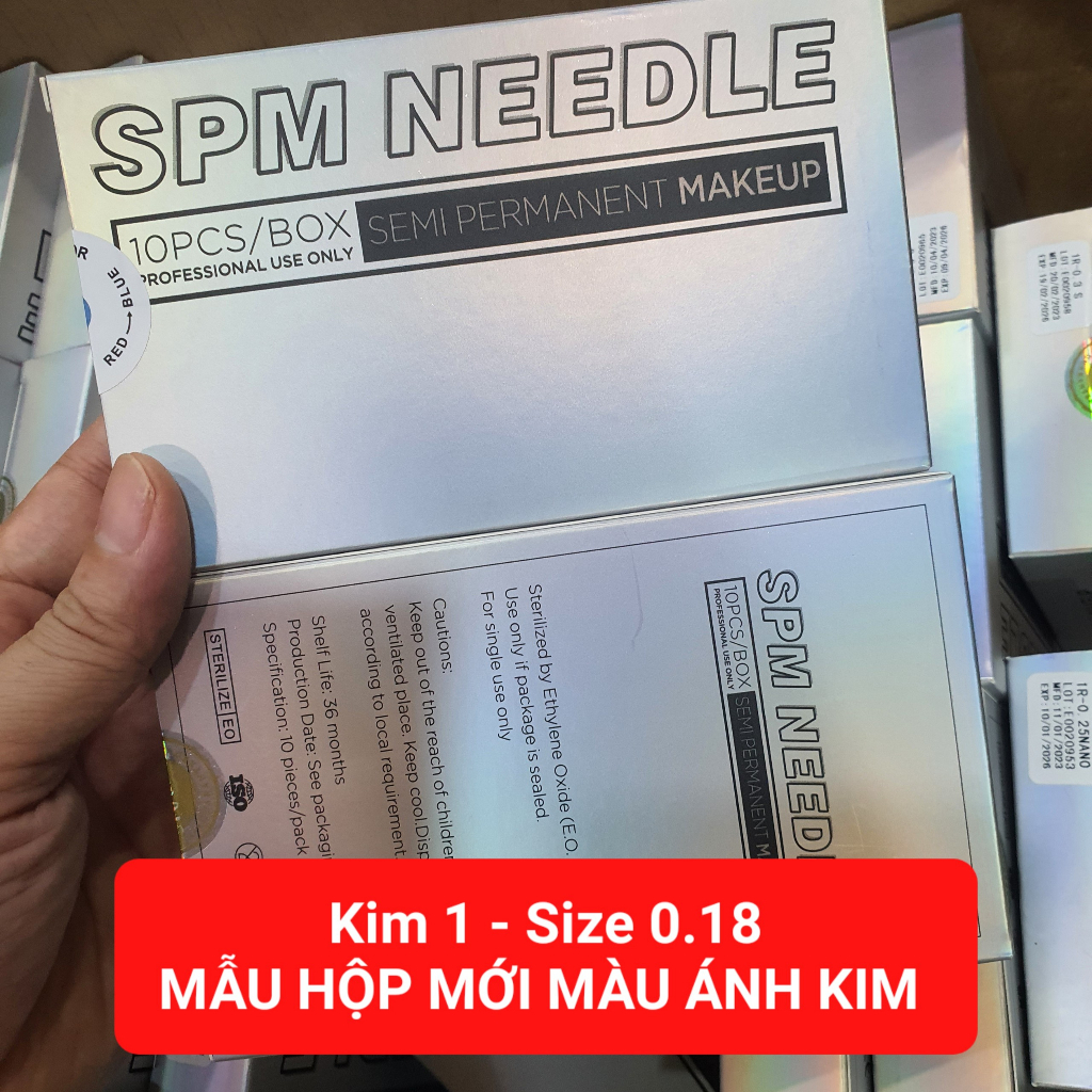 1 hộp 10 cây kim 1 size 0.18mm dùng cho máy Blackpearl, black pearl 3, máy kỹ thuật số, xăm môi mày mí, sợi sexybrows