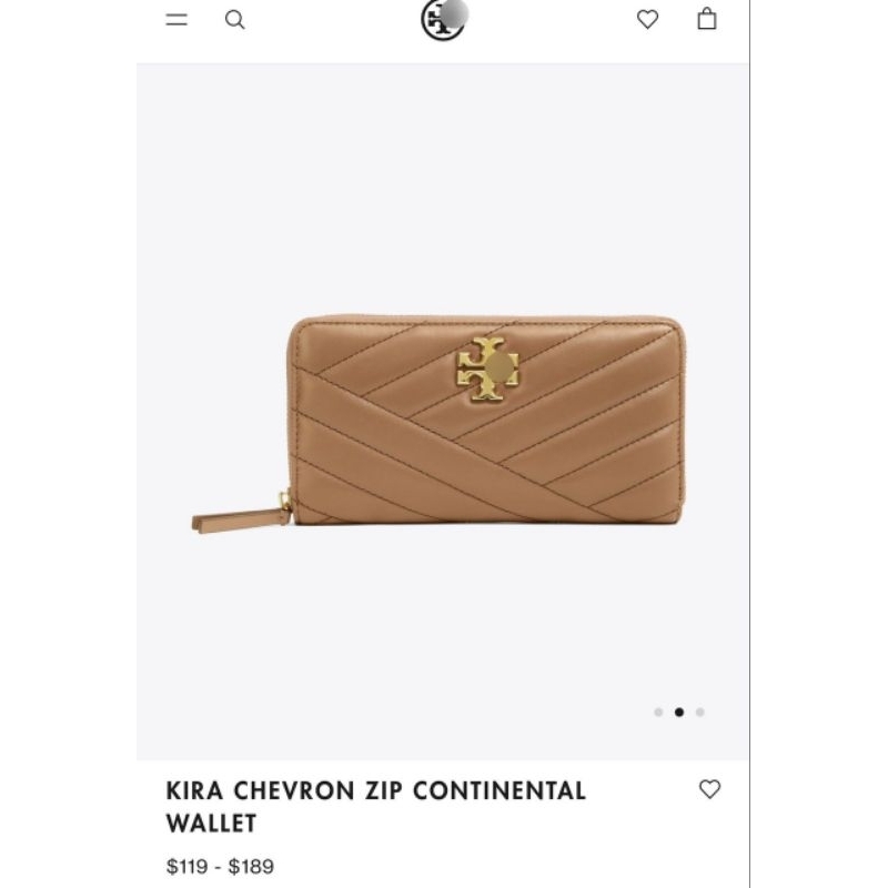 VÍ TORY BURCH KIRA CHEVRON CHẦN Dài
