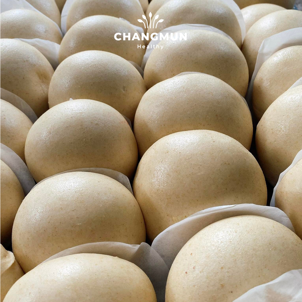 Bánh bao nguyên cám gà nấm CHANGMUN Healthy dành cho người ăn kiêng Eat Clean