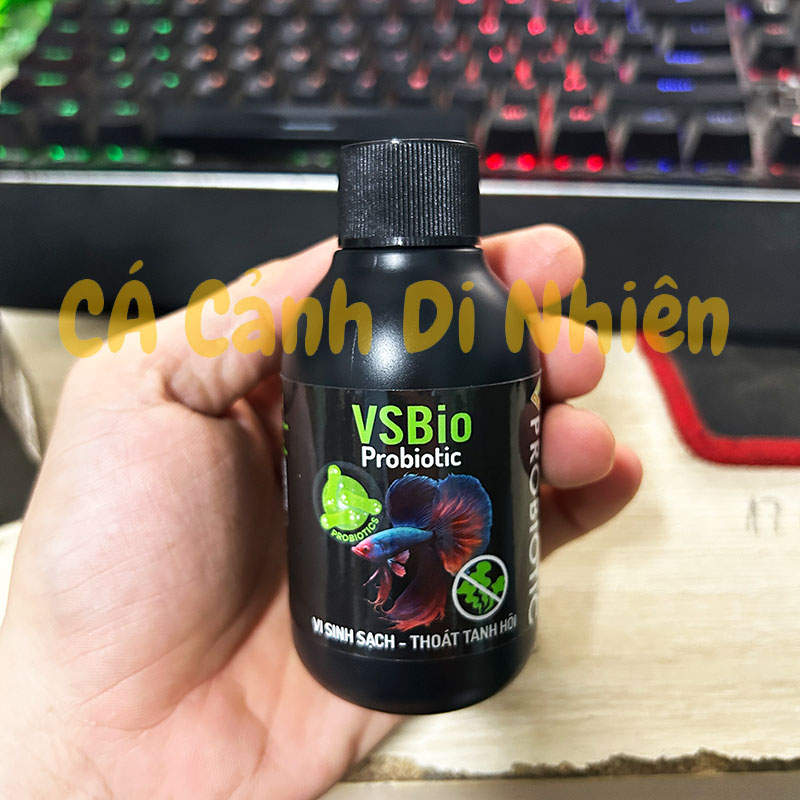 Men Vi Sinh VSBIO Probiotic dạng nước 100 ML-Vi Sinh xử lý mùi hôi, làm trong nước hồ cá