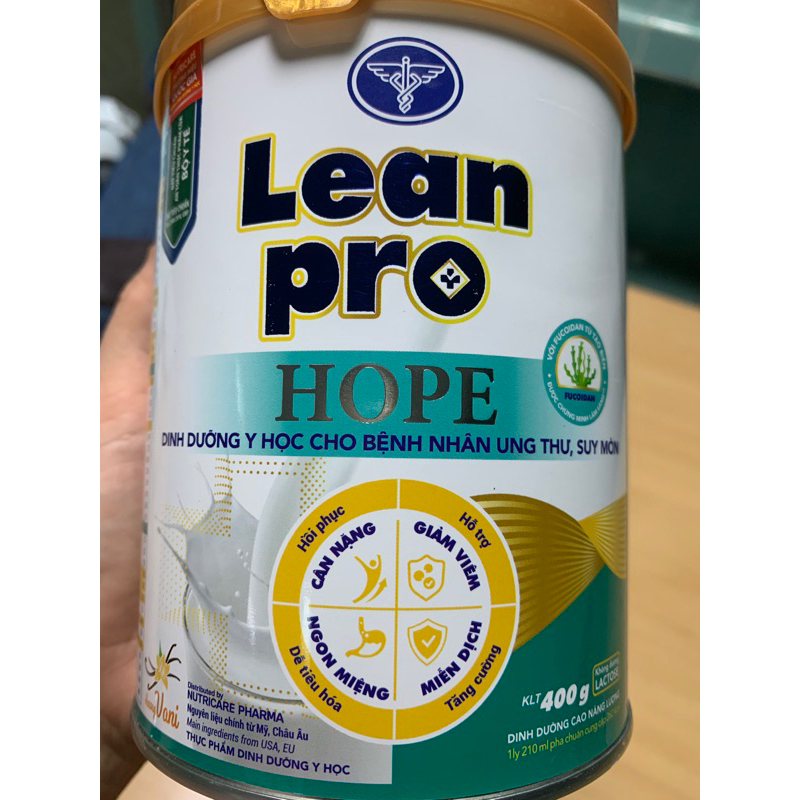 SỮA LEAN PRO HOPE CHO BỆNH UNG THƯ, SUY MÒN 900g