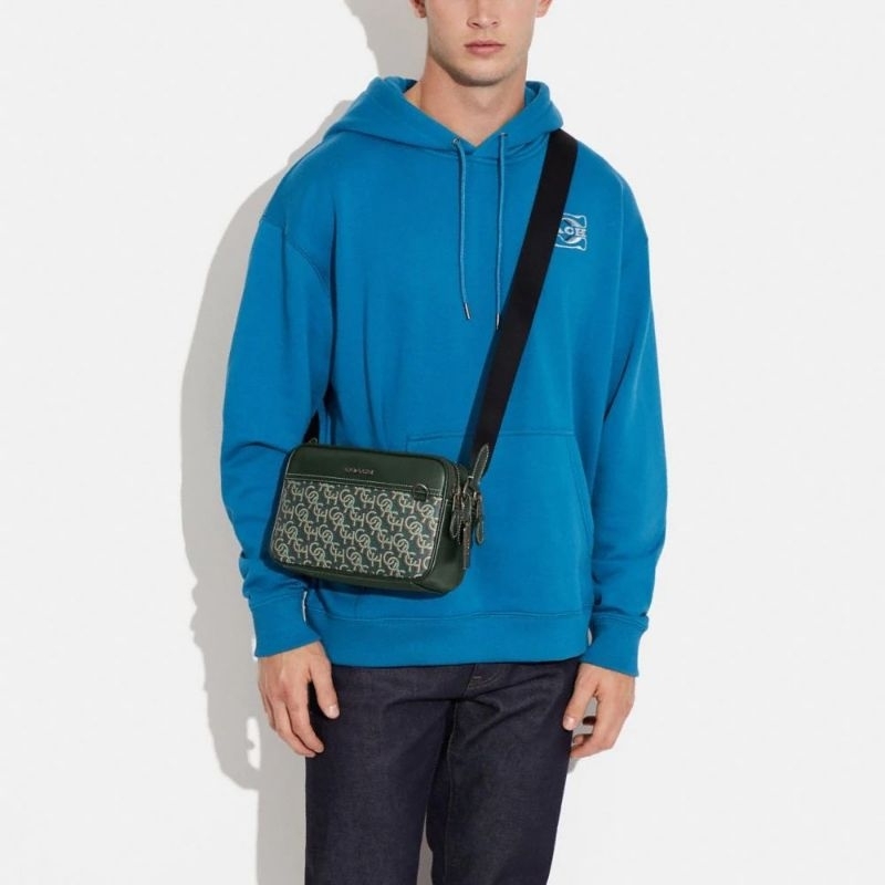 TÚI CHÉO NAM COACH GRAHAM With Coach Monogram Print