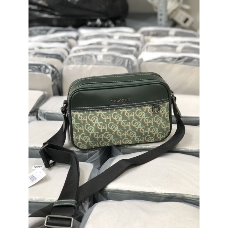 TÚI CHÉO NAM COACH GRAHAM With Coach Monogram Print