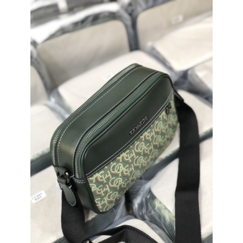 TÚI CHÉO NAM COACH GRAHAM With Coach Monogram Print