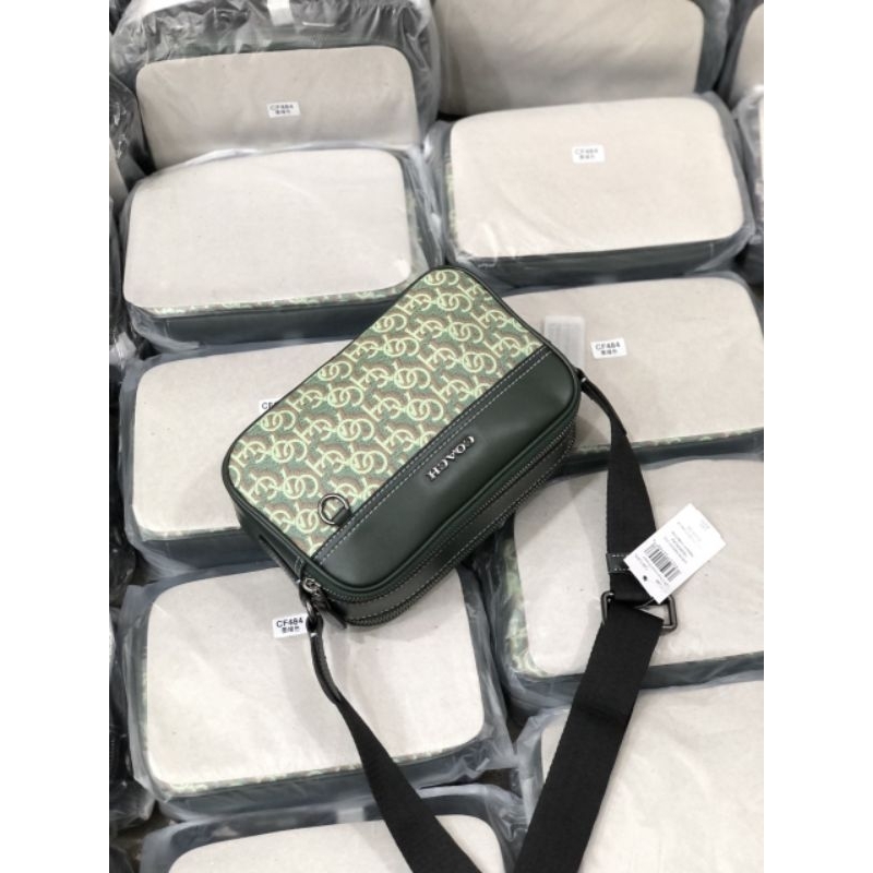 TÚI CHÉO NAM COACH GRAHAM With Coach Monogram Print