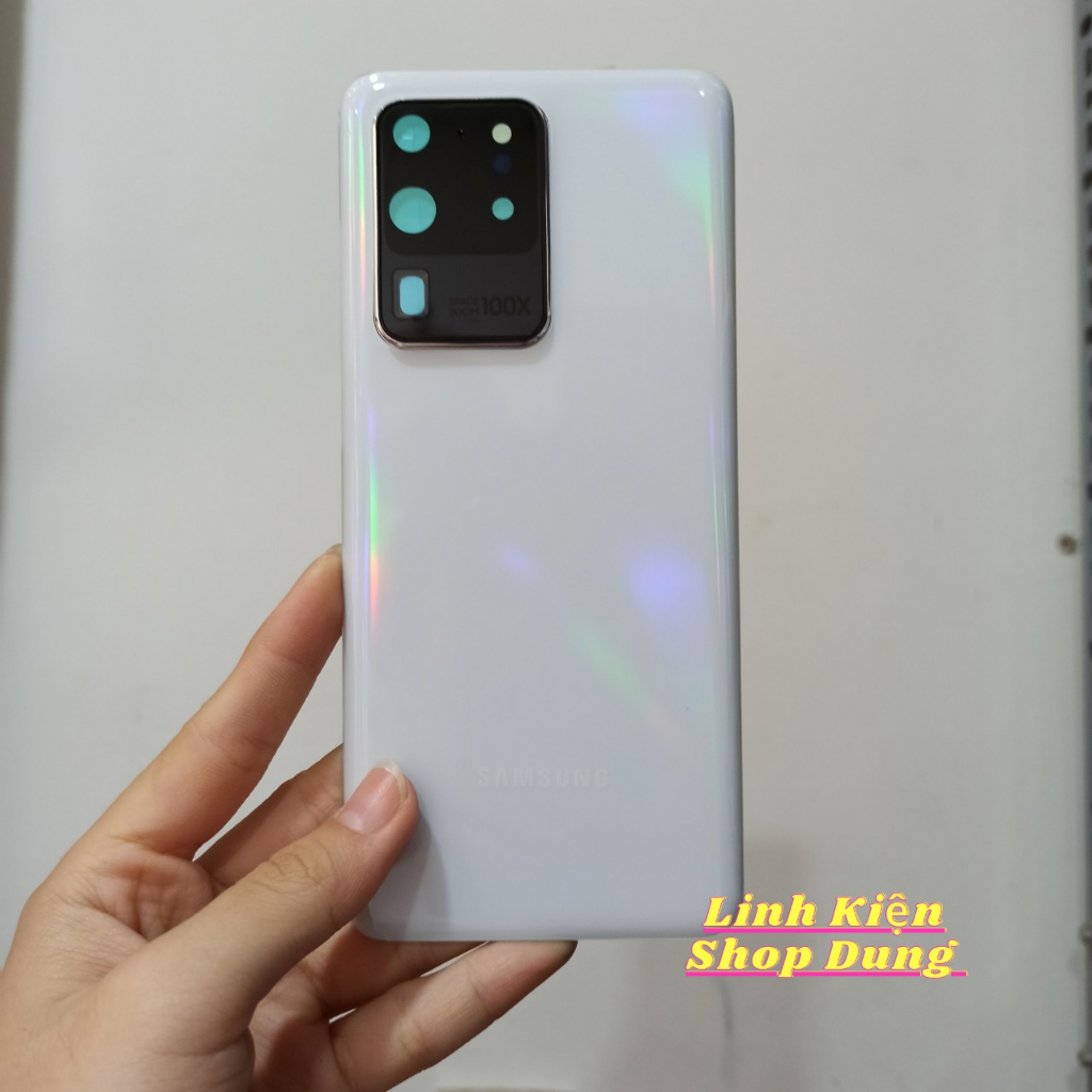 Nắp Lưng Samsung S20 Ultra Linh Kiện Có Kính Camera