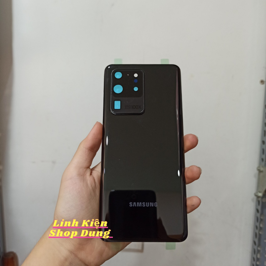 Nắp Lưng Samsung S20 Ultra Linh Kiện Có Kính Camera