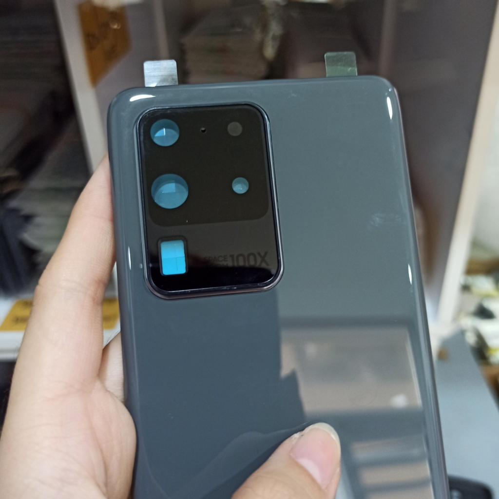 Nắp Lưng Samsung S20 Ultra Linh Kiện Có Kính Camera
