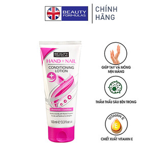 Kem dưỡng da tay & móng beauty formulas nhập khẩu anh quốc 100ml hàng cao cấp giúp làm mềm mịn da, dưỡng nails