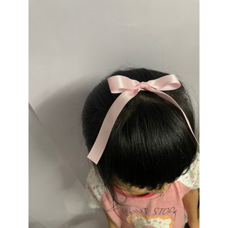 Kẹp nơ hồng phấn dễ thương coquette
