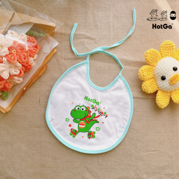 Yếm cột dây HotGa cho bé sơ sinh đến 12 tháng