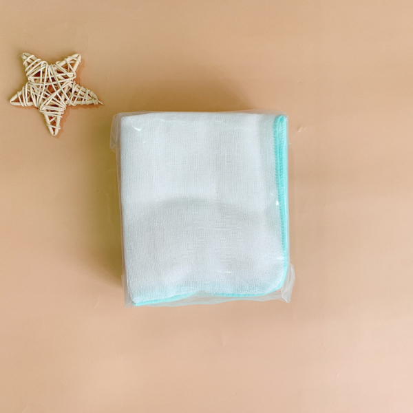 Set 10 khăn sữa xô 4,5 lớp cotton HotGa cho bé, Màu Sắc Ngẫu Nhiên