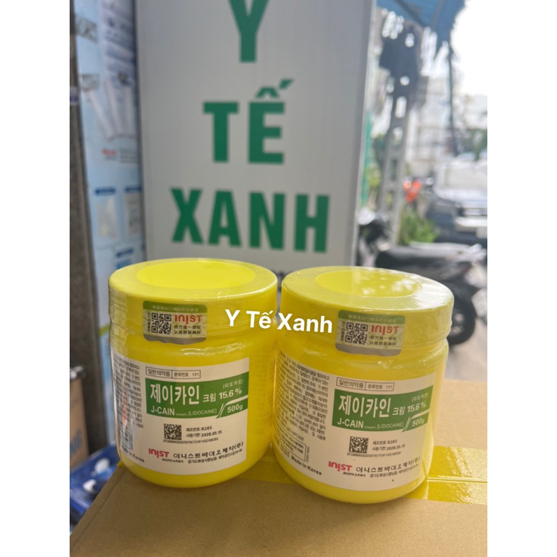 Kem ủ tê J-Cain 15.6% Hàn Quốc 500g