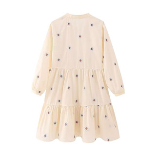 Đầm baby doll vàng nhạt