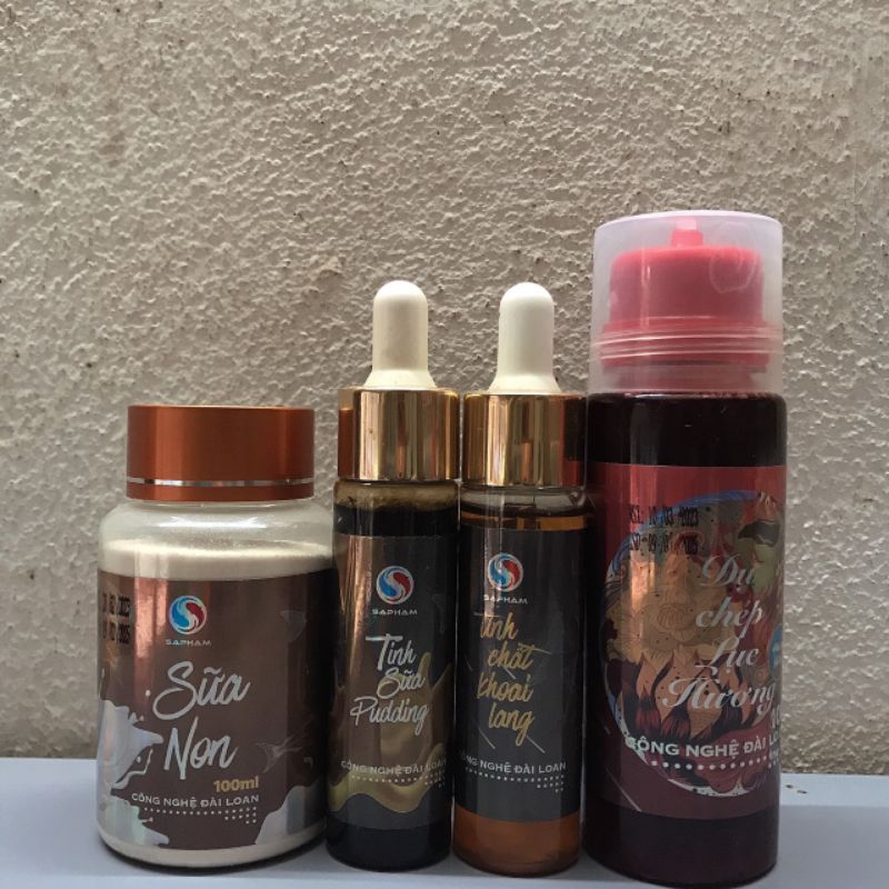 Combo Tinh Mùi 3 lọ Câu Chép Sa Phạm Siêu Nhạy : Dụ Chép Lục Hương + Tinh Sữa Pudding + Sưa Non