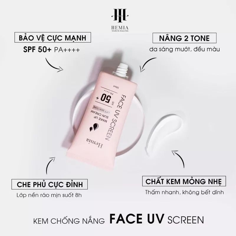 Kem Chống Nắng Hemia chính hãng